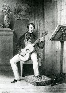 Gitarrspelaren (litografi)